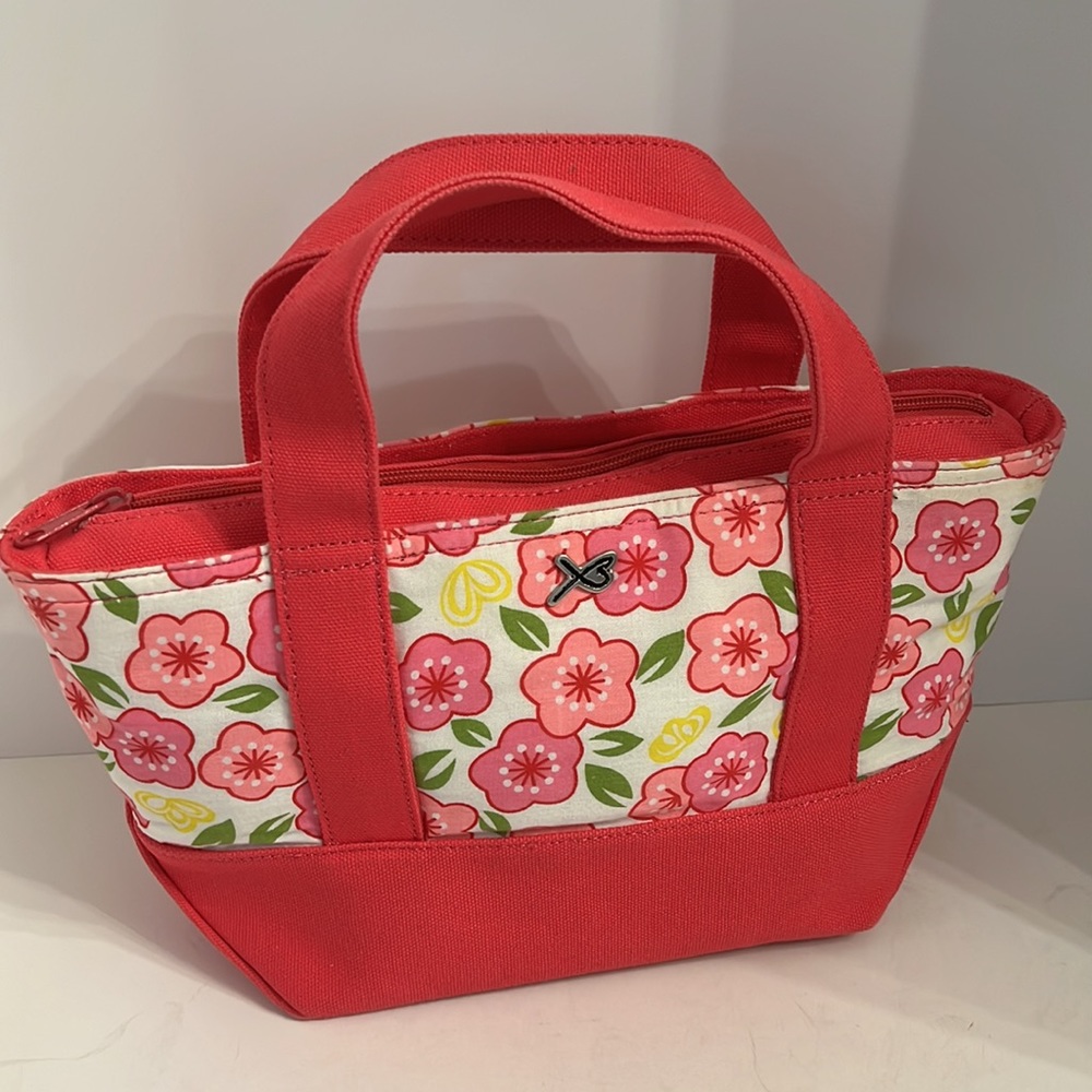 BETMAR NEW YORK PINK FLORAL SMALL BAG